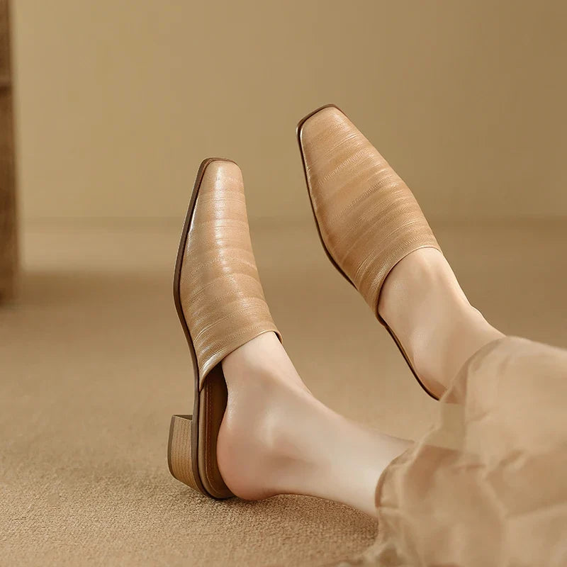Sorrento Genuine Leather Mules — Hopeforwho (view 7)