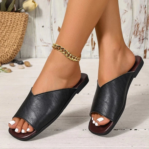 Addison Leather Flats — Hopeforwho