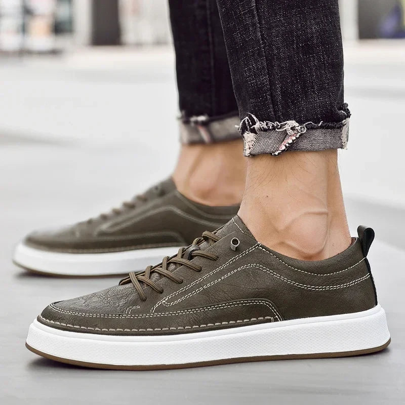 Rowan Leather Sneakers — Hopeforwho (view 4)