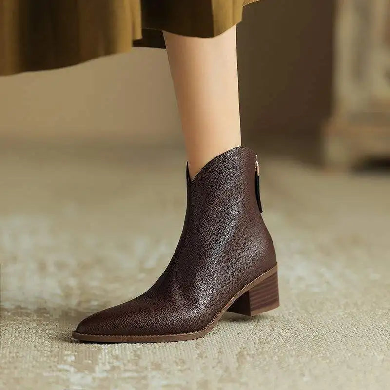 Kensley Leather Boots — Hopeforwho (view 3)
