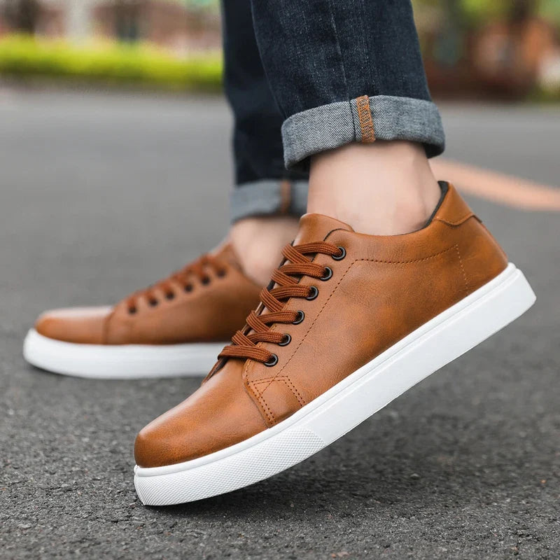 Marcello Leather Sneakers — Hopeforwho (view 2)