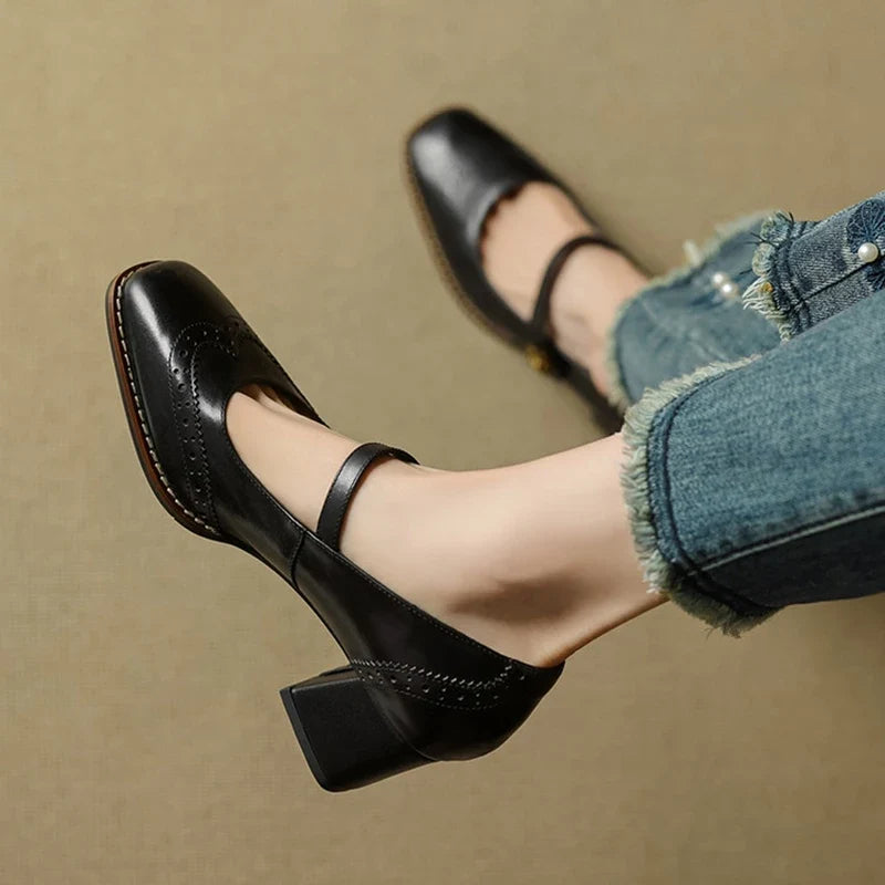Messina Leather Heels — Hopeforwho (view 8)