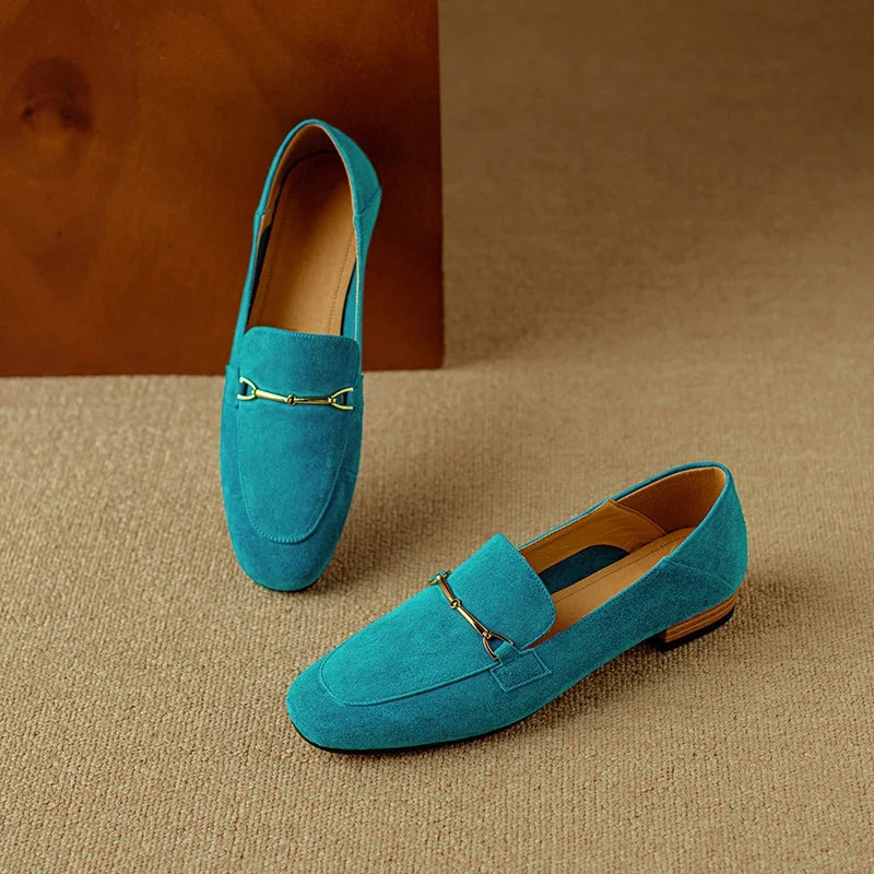 Maristelle Suede Loafers — Hopeforwho
