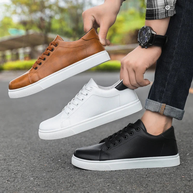 Marcello Leather Sneakers — Hopeforwho (view 9)