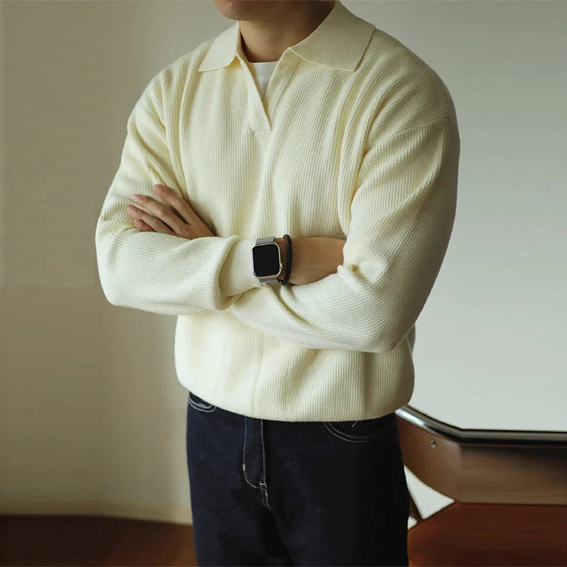 Ellis Knit Polo — Hopeforwho (view 5)