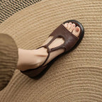 Whitney Leather Sandals — Hopeforwho (view 7)