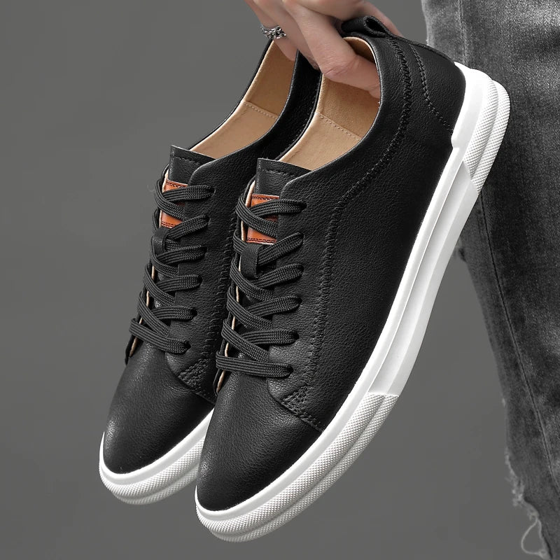 Cassian Leather Sneakers — Hopeforwho (view 7)