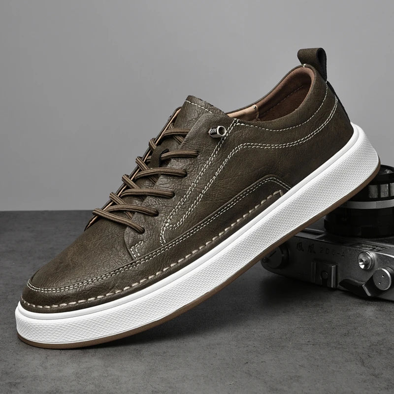 Rowan Leather Sneakers — Hopeforwho (view 2)
