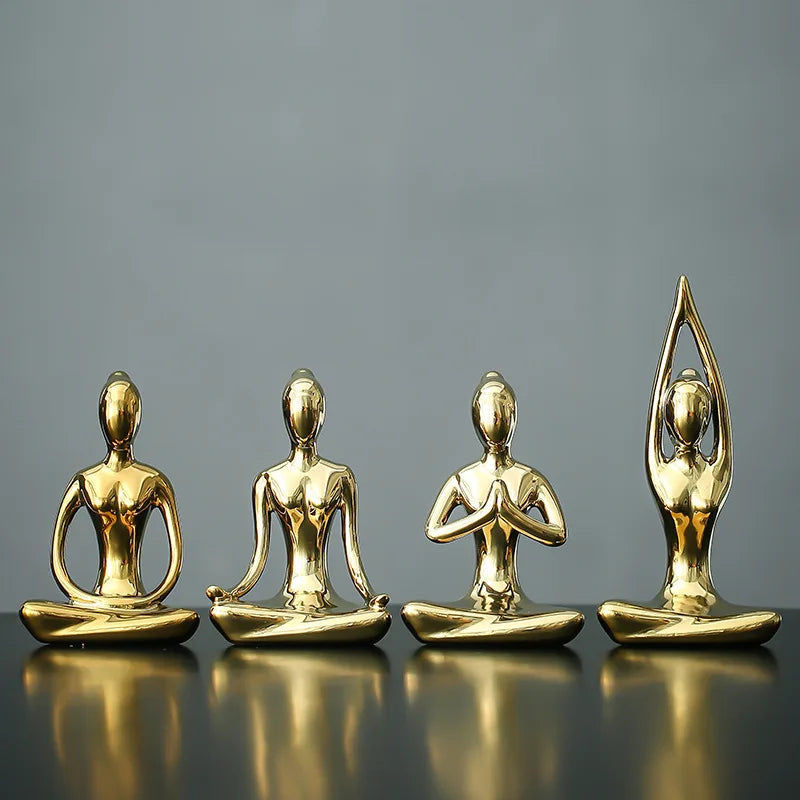 Zen Pose Ceramic Figurines — Hopeforwho