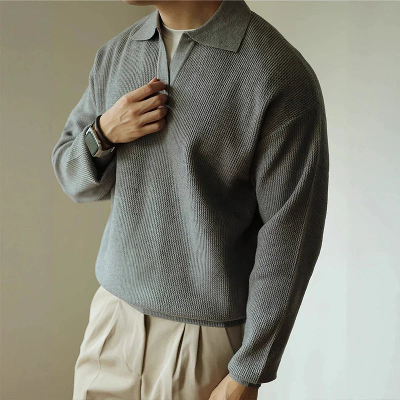 Ellis Knit Polo — Hopeforwho (view 2)
