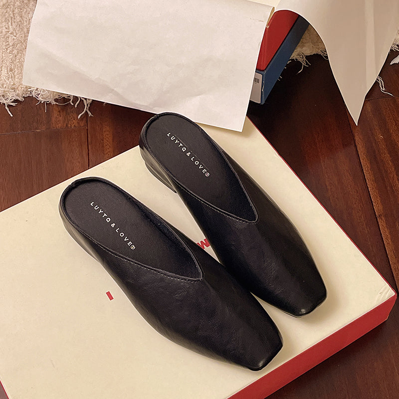 Vale Leather Flats — Hopeforwho (view 4)