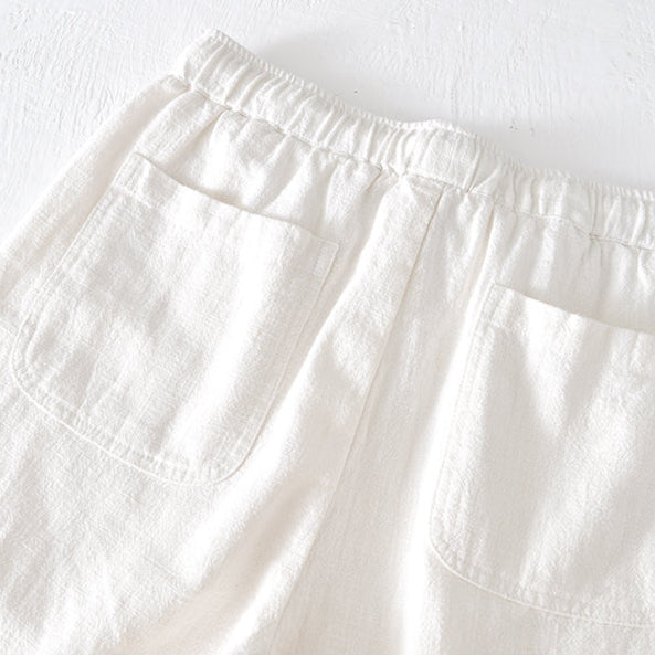 Marston Linen Blend Shorts — Hopeforwho (view 11)