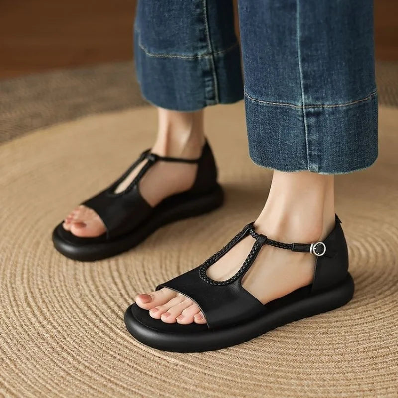 Whitney Leather Sandals — Hopeforwho