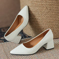 Orlena Leather Heels — Hopeforwho