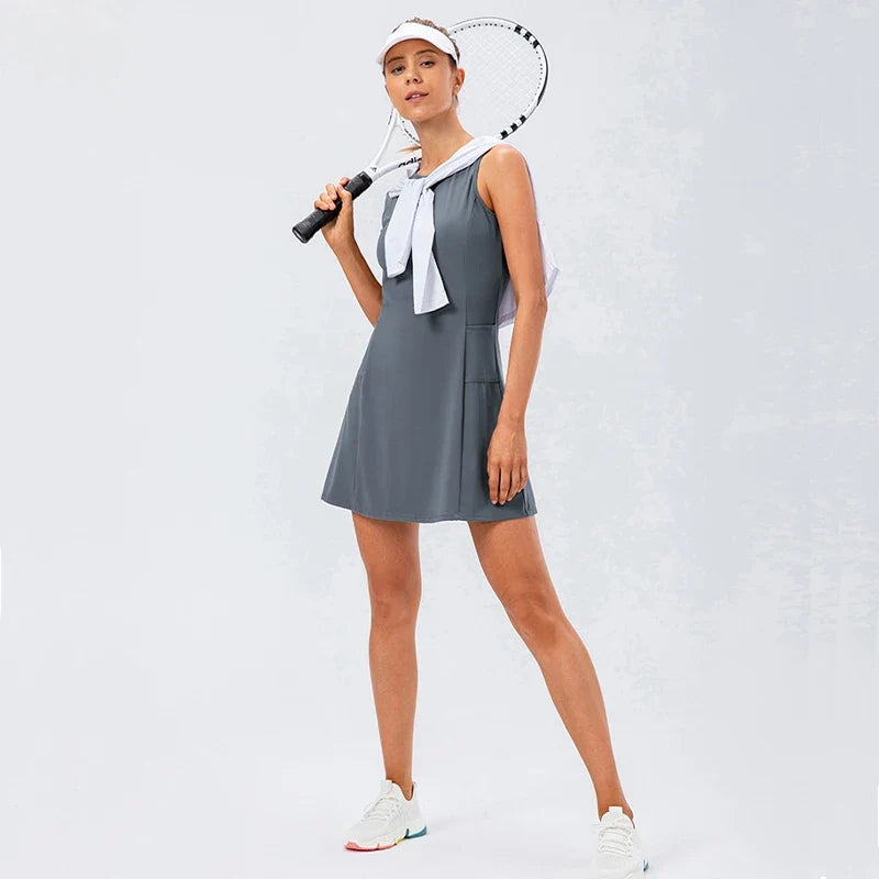 Aloura Athleisure Tennis Dress — Hopeforwho (view 6)