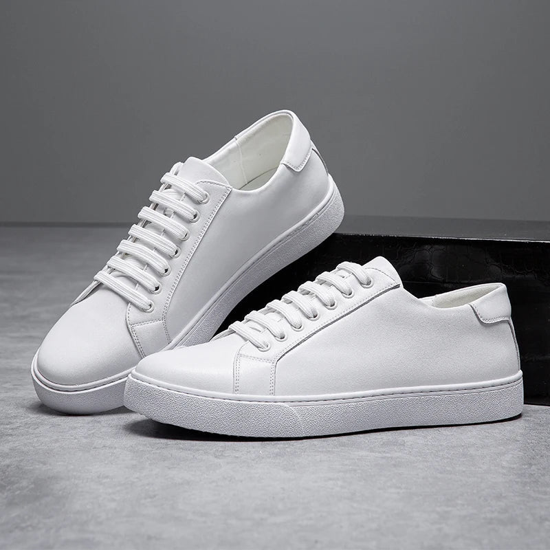 Men's Genuine Leather Sneakers | Savoni
