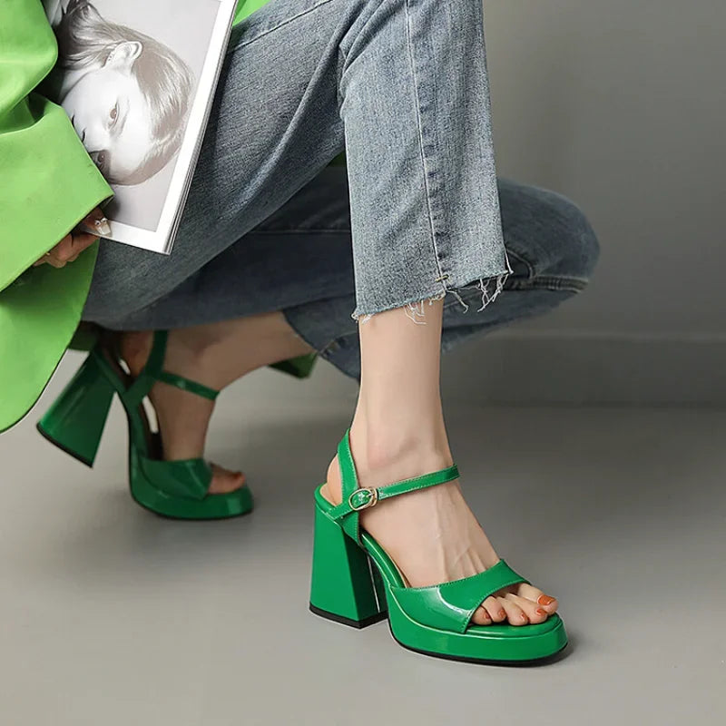 Valetta Gloss Heels — Hopeforwho (view 5)