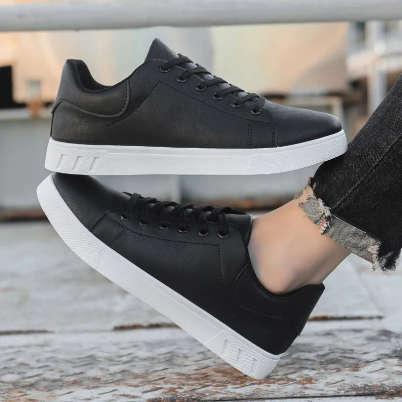 Bastien Leather Sneakers — Hopeforwho (view 11)
