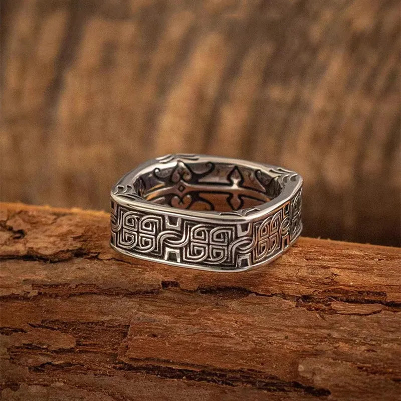 Aziel Steel Ring — Hopeforwho (view 3)