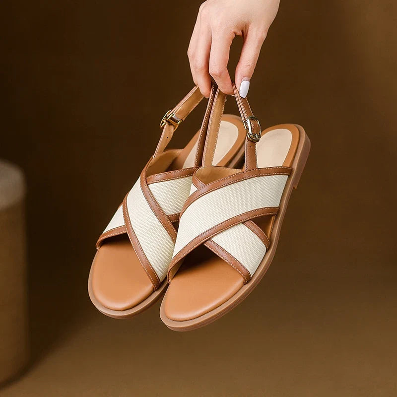 Solenza Leather Sandals — Hopeforwho