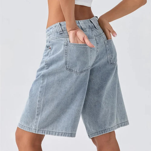 90's Low Rise Jean Shorts — Hopeforwho (view 2)