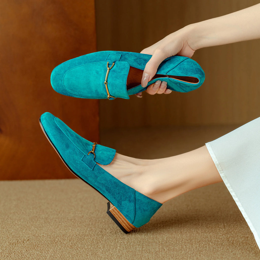 Maristelle Suede Loafers — Hopeforwho (view 2)