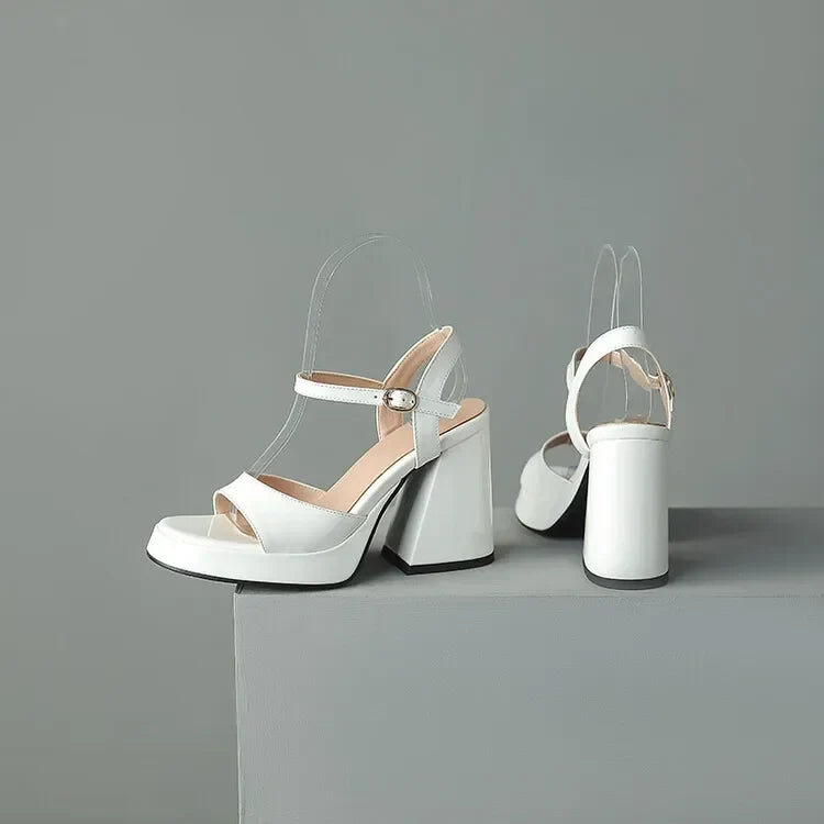 Valetta Gloss Heels — Hopeforwho (view 11)