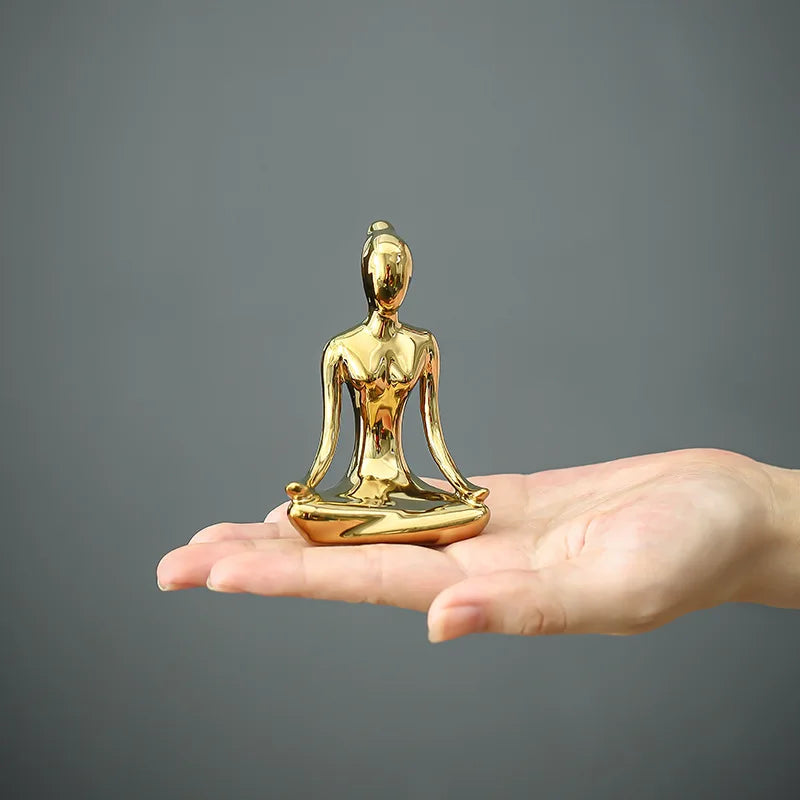 Zen Pose Ceramic Figurines — Hopeforwho (view 2)