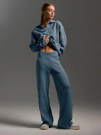 Hoodie & Sweatpants Set – Women's 2-Piece Lounge Set | Sophia — Hopeforwho (view 5)