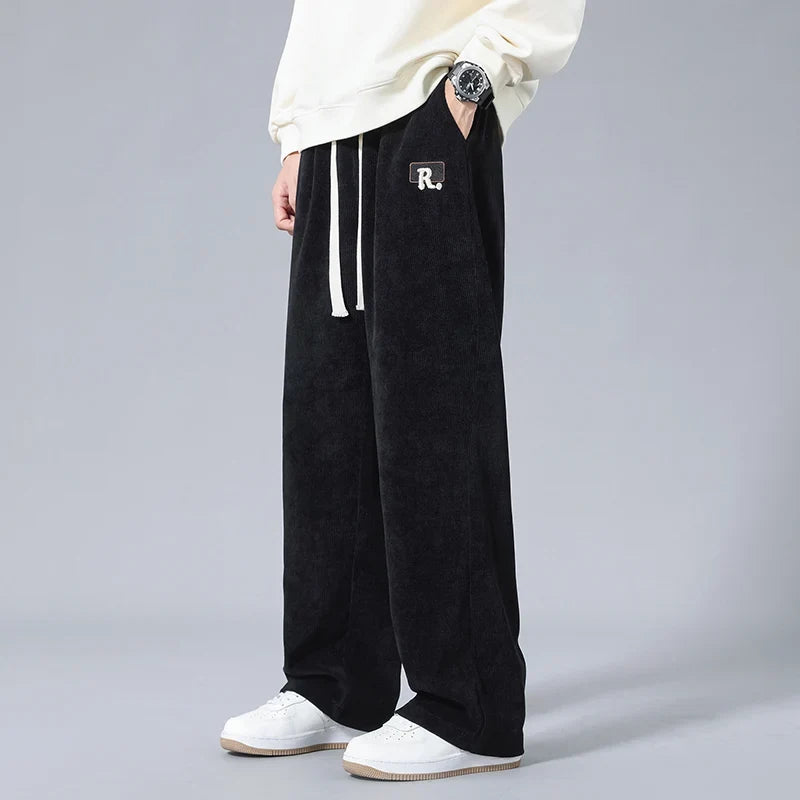 Corduroy Sweatpants – Relaxed Fit for Men | Arden — Hopeforwho (view 4)