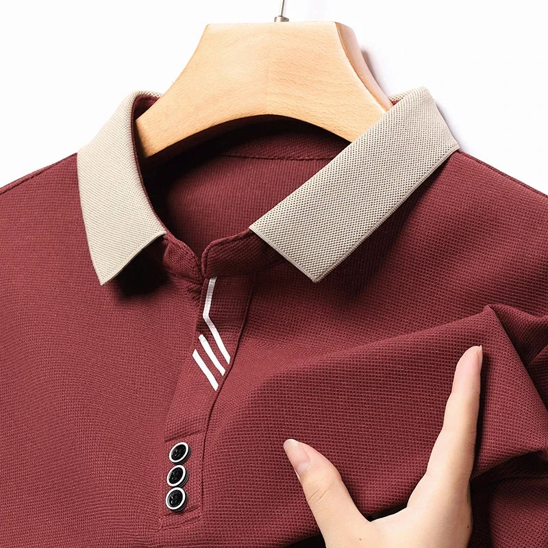 Portofino Long-Sleeve Polo Shirt — Hopeforwho (view 9)