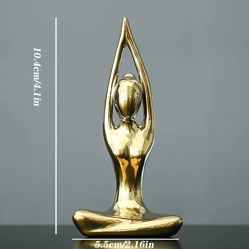 Zen Pose Ceramic Figurines — Hopeforwho (view 9)