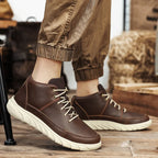 Expedition High-Top Leather Sneakers — Hopeforwho (view 2)