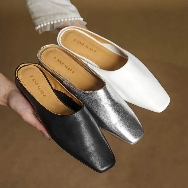 Ariana Leather Mules — Hopeforwho