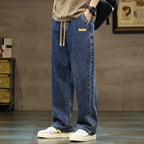 Baggy Wide-Leg Jeans – Men's Drawstring Casual Denim | Arden — Hopeforwho