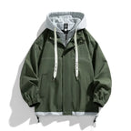 Layered Hooded Jacket – Relaxed Fit For Men | Camden — Hopeforwho (view 5)