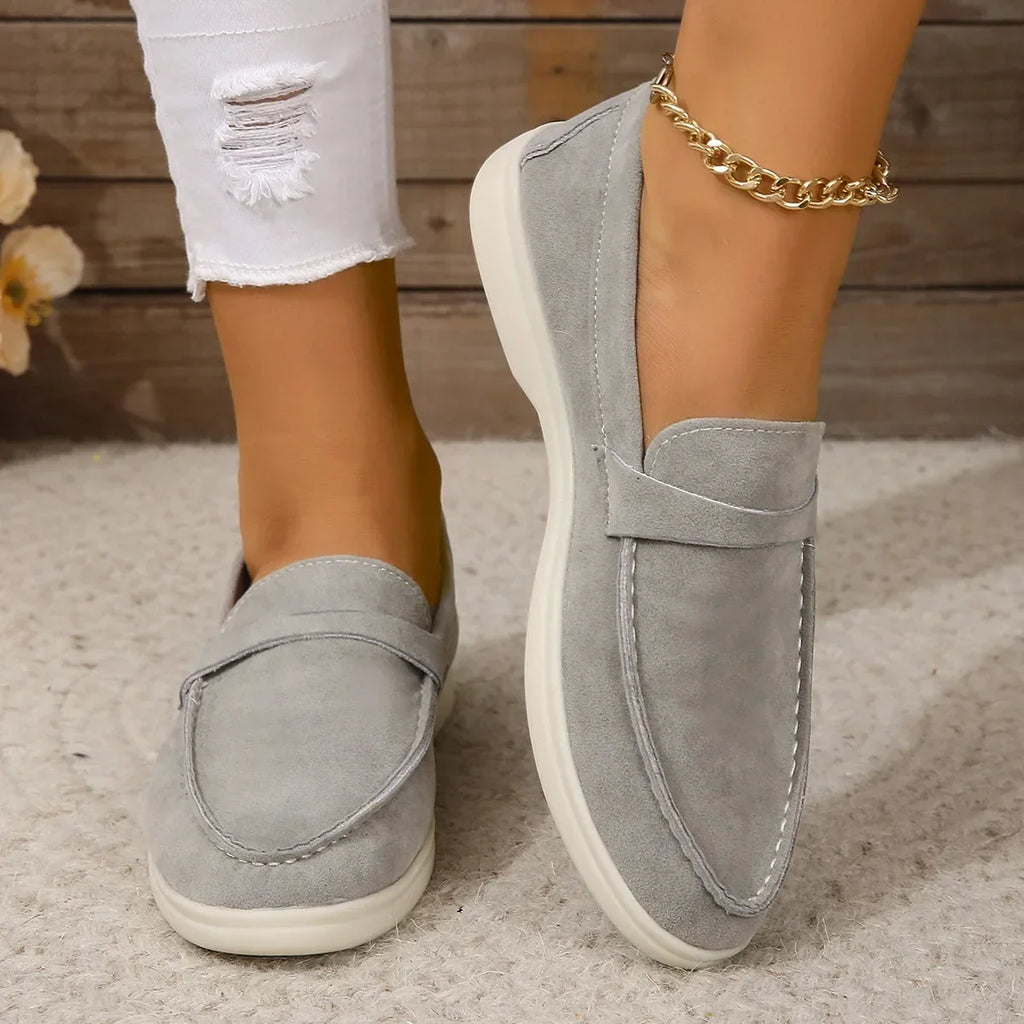 Sienna Suede Loafers — Hopeforwho (view 2)