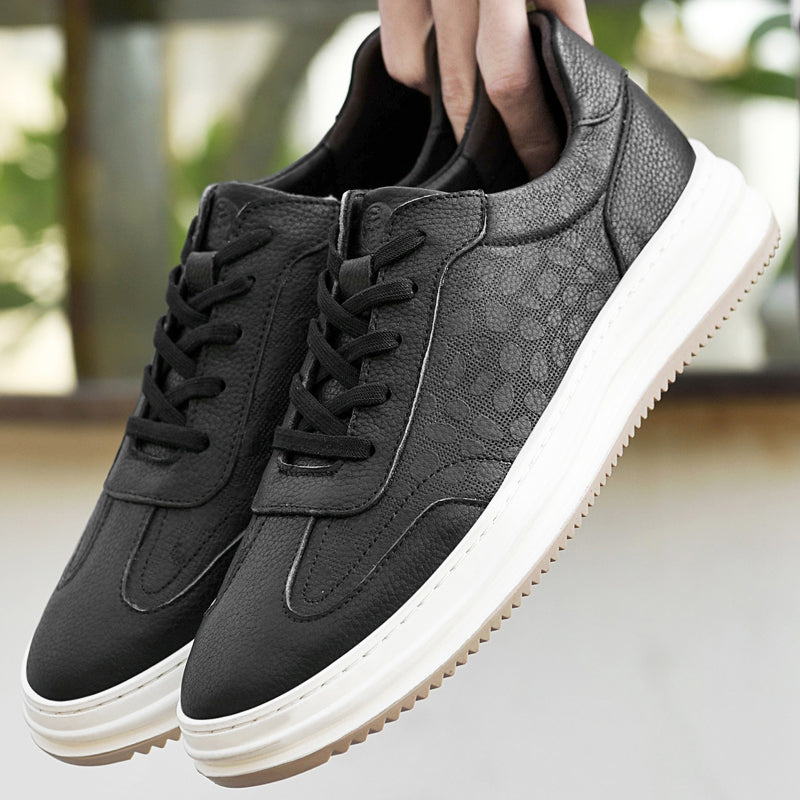 Atticus Leather Sneakers — Hopeforwho (view 12)