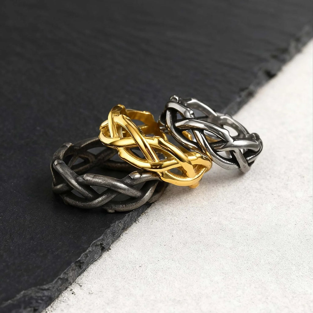 Thorn Steel Ring — Hopeforwho (view 3)