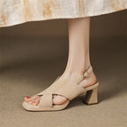 Nora Suede Heels — Hopeforwho (view 2)