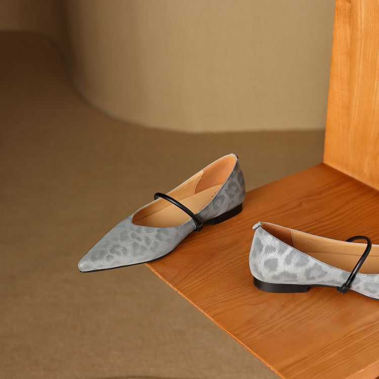Calista Leather Flats — Hopeforwho (view 4)