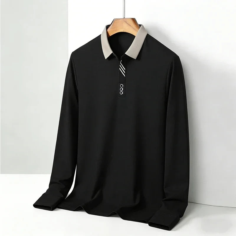 Men's Portofino Long-Sleeve Polo Shirt