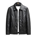 Vintage Leather Zip-Up Jacket – Men's Relaxed Fit | Verano — Hopeforwho (view 4)