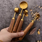 Wood and Steel Measuring Spoon Set — Hopeforwho (view 10)