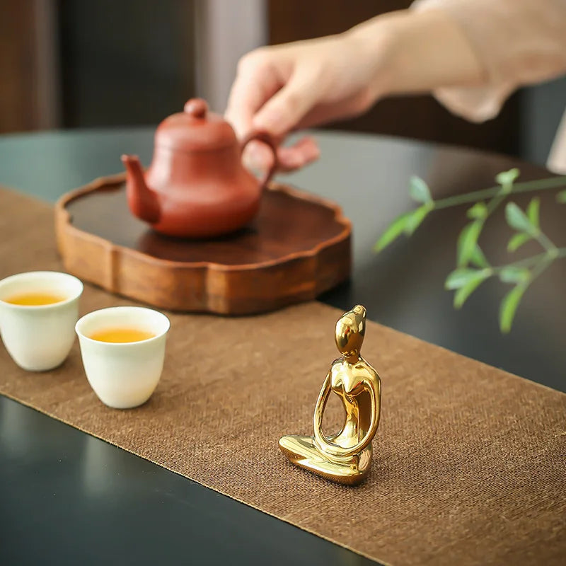 Zen Pose Ceramic Figurines — Hopeforwho (view 4)