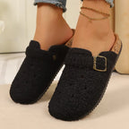 Solace Fleece Clogs — Hopeforwho (view 7)