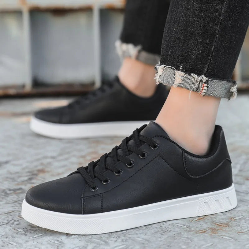 Bastien Leather Sneakers — Hopeforwho (view 9)