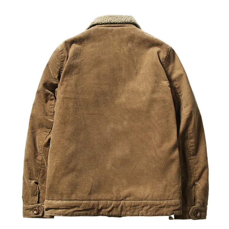 Sherpa-Lined Jacket – Men's Coat | Camden — Hopeforwho (view 2)