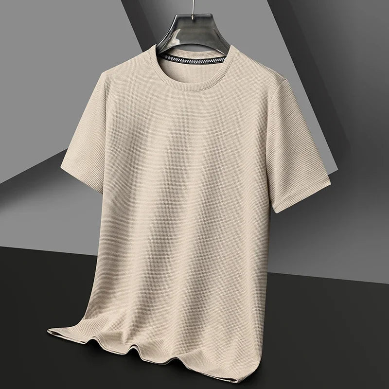 Harbor Waffle Knit T-Shirt — Hopeforwho (view 4)