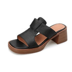 Alessia Leather Sandals — Hopeforwho (view 8)